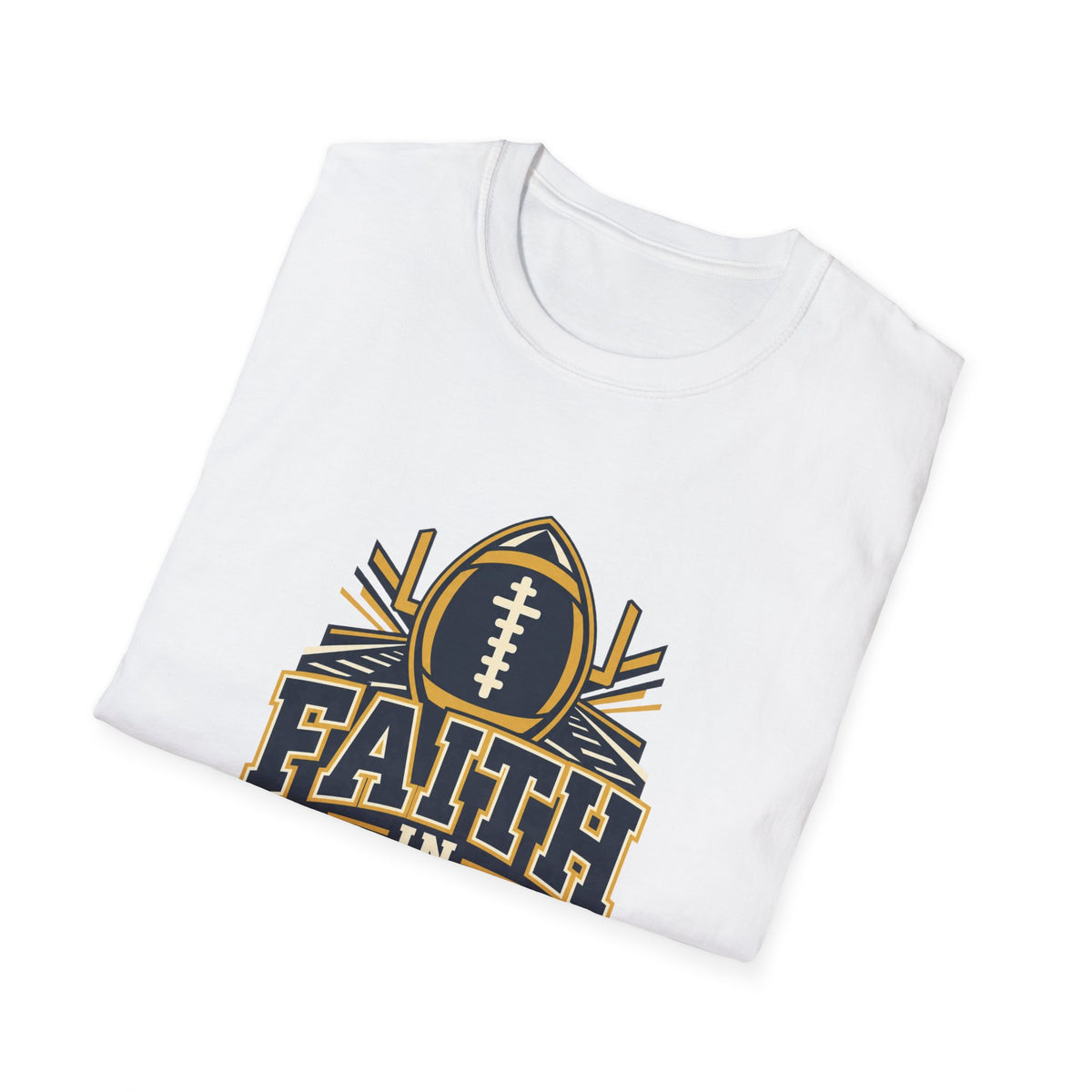Faith in Every Play Football T-Shirt