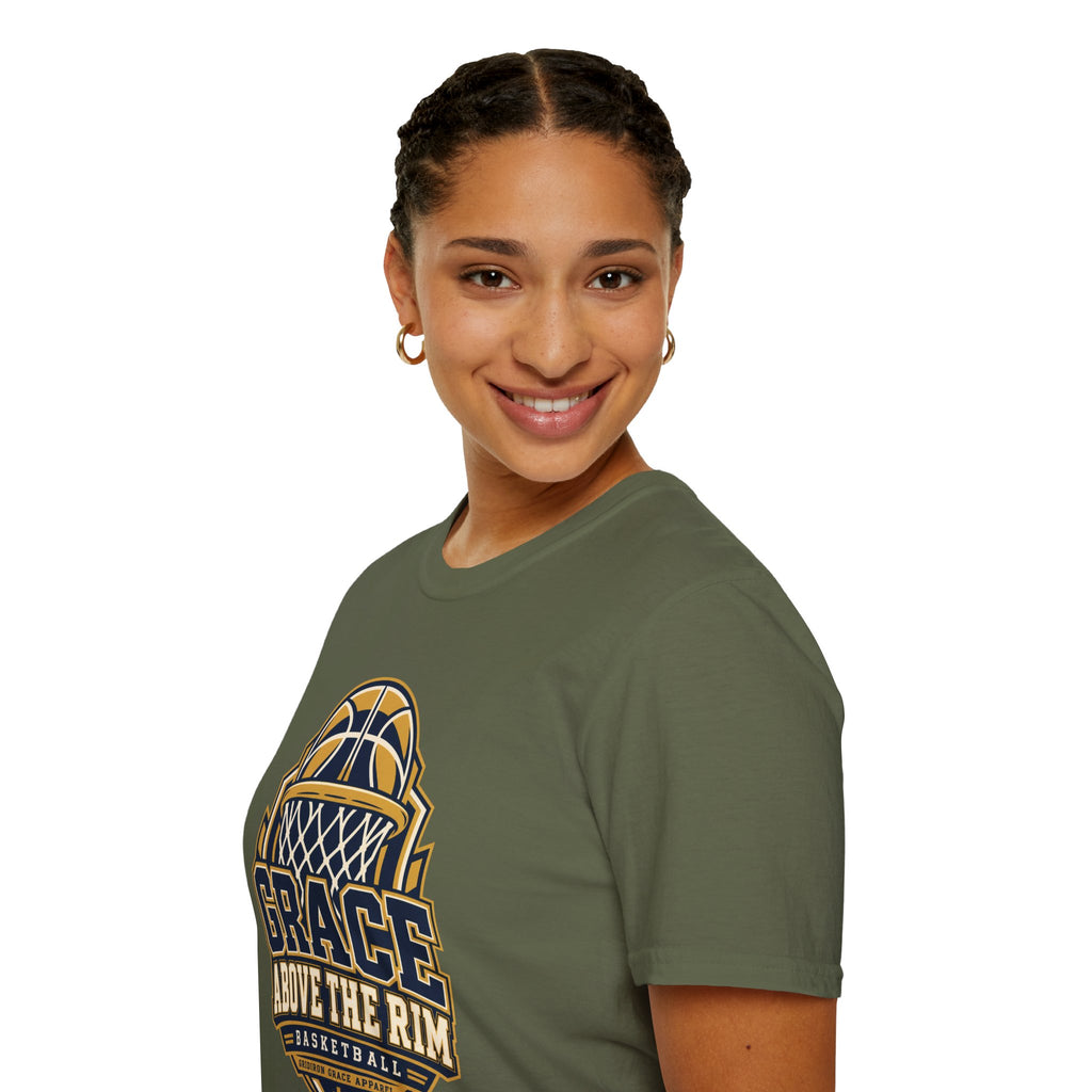 Grace Above the Rim Basketball T-Shirt