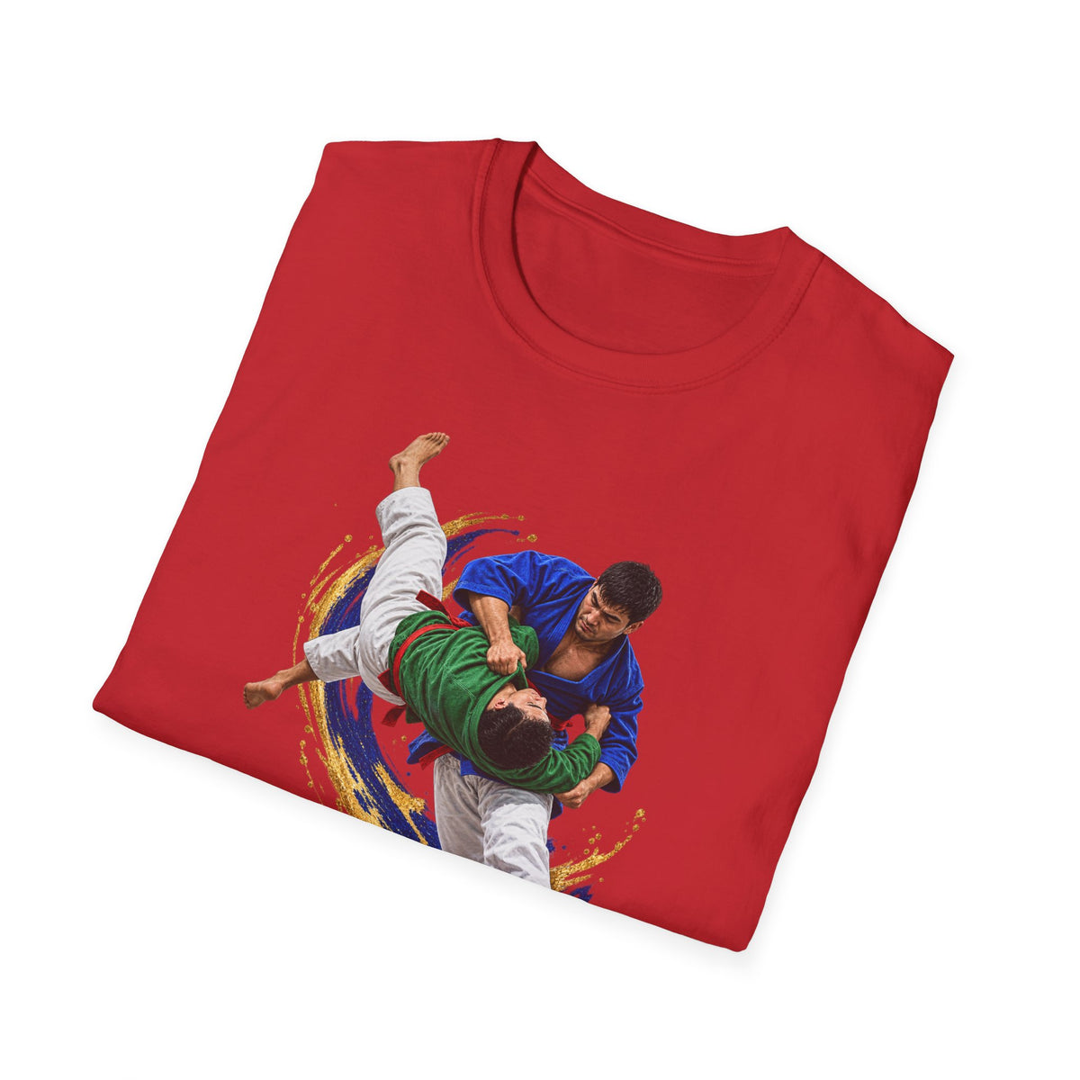 Kurash Wrestling T-Shirt — Traditional Kurash Throw Graphic Tee