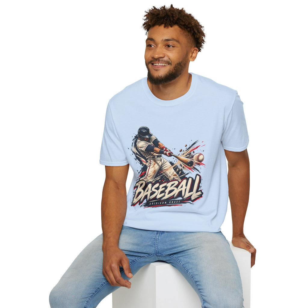 Baseball Batter Graphic T-Shirt — Vintage Action Sports Tee