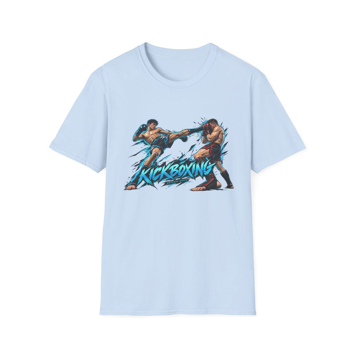 Kickboxing Graphic T-Shirt — Retro Fighters Design