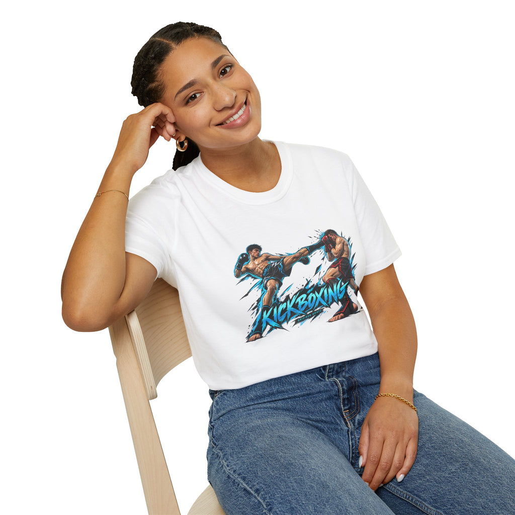 Kickboxing Graphic T-Shirt — Retro Fighters Design