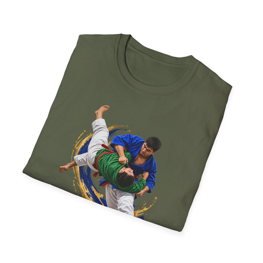Kurash Wrestling T-Shirt — Traditional Kurash Throw Graphic Tee