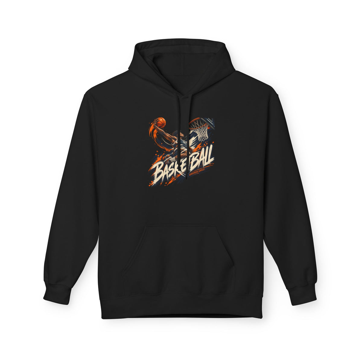 Basketball Graphic Hoodie — Retro Slam Dunk Pullover for Players & Fans