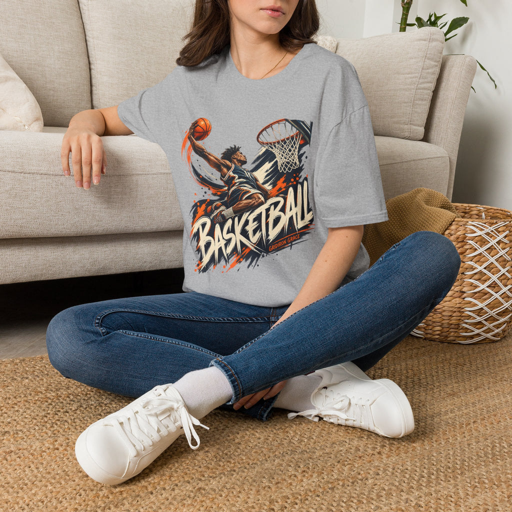 Basketball Dunk Graphic T-Shirt