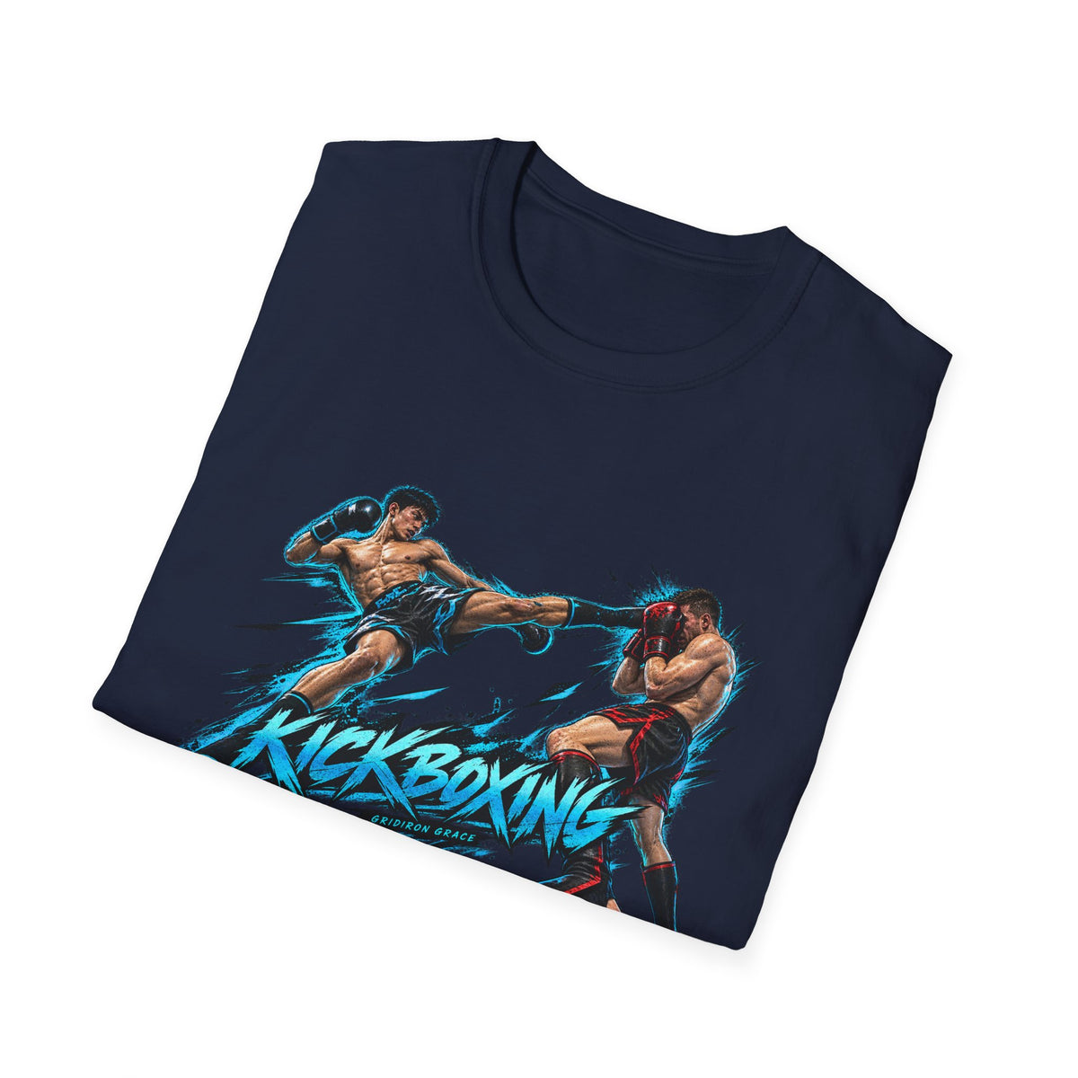 Kickboxing Graphic T-Shirt — Retro Fighters Design