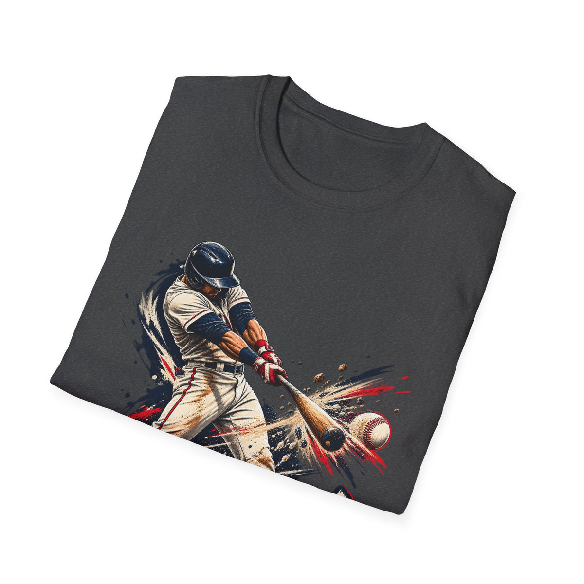 Baseball Batter Graphic T-Shirt — Vintage Action Sports Tee