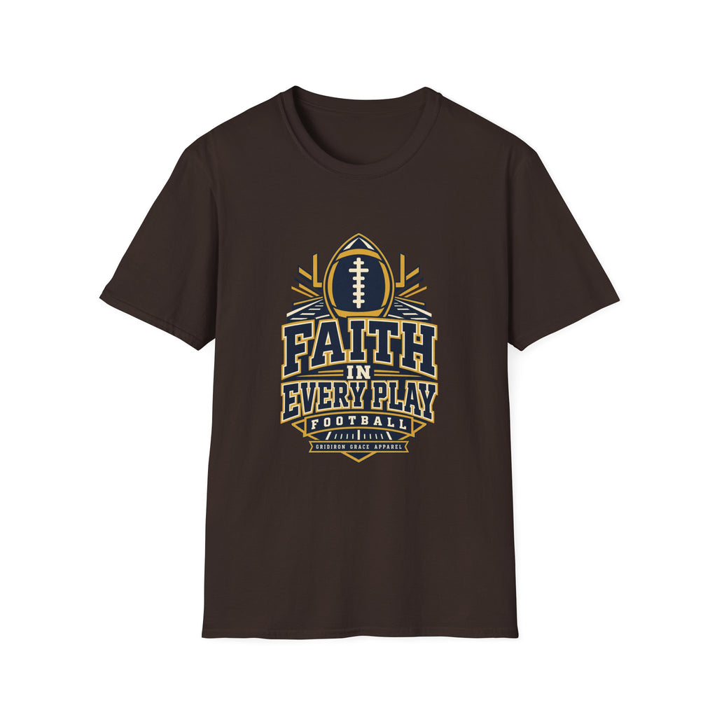 Faith in Every Play Football T-Shirt