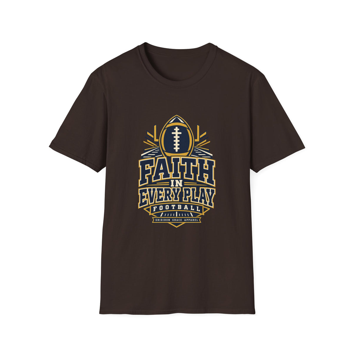 Faith in Every Play Football T-Shirt