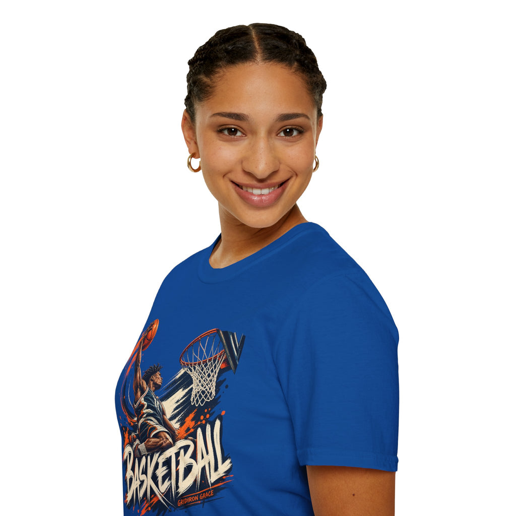 Basketball Dunk Graphic T-Shirt