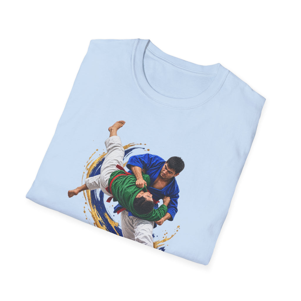 Kurash Wrestling T-Shirt — Traditional Kurash Throw Graphic Tee