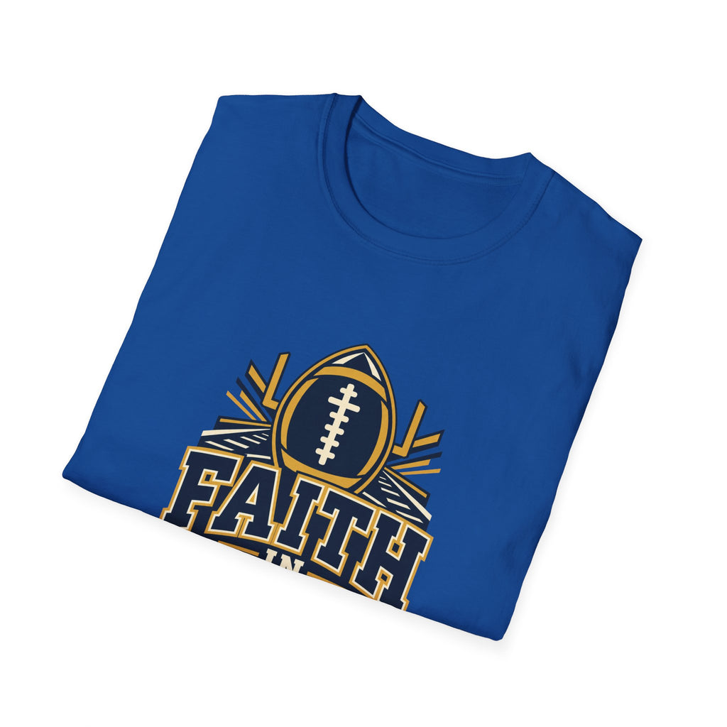 Faith in Every Play Football T-Shirt