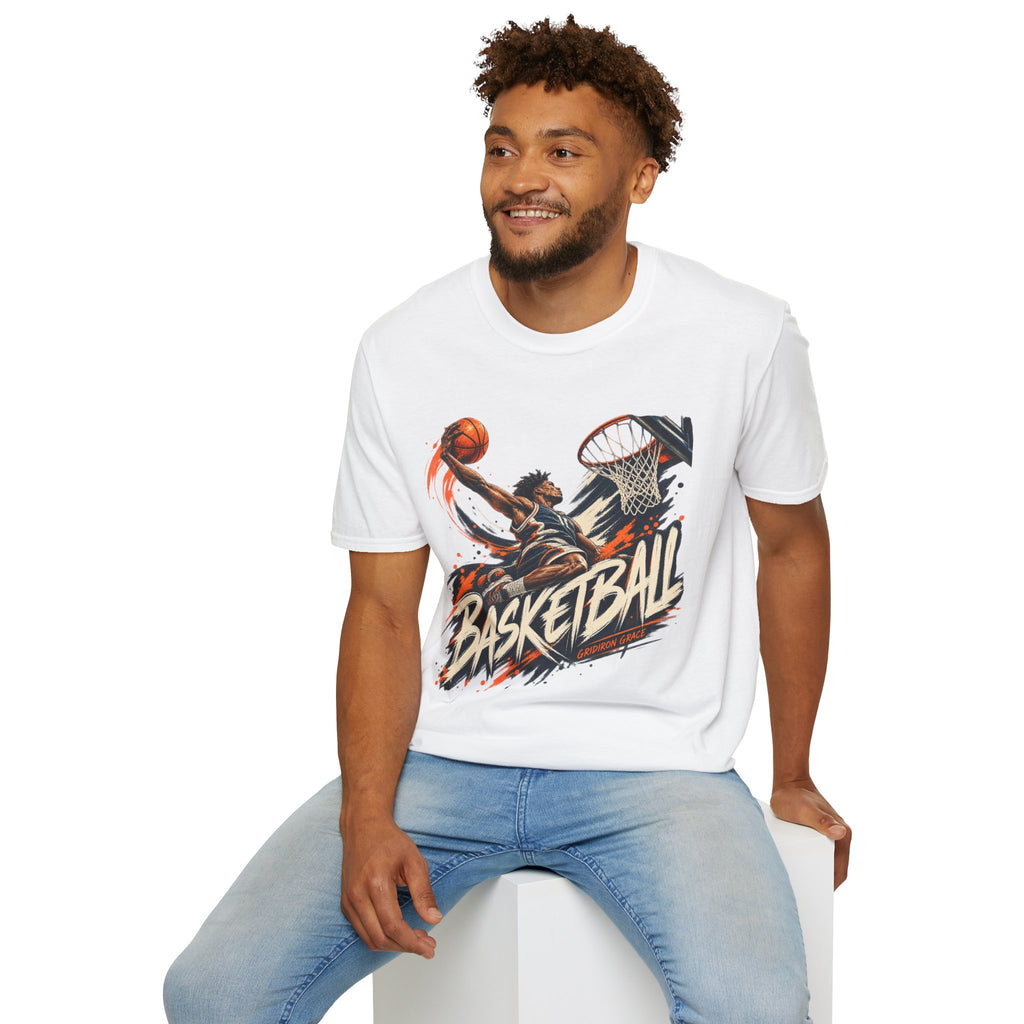 Basketball Dunk Graphic T-Shirt