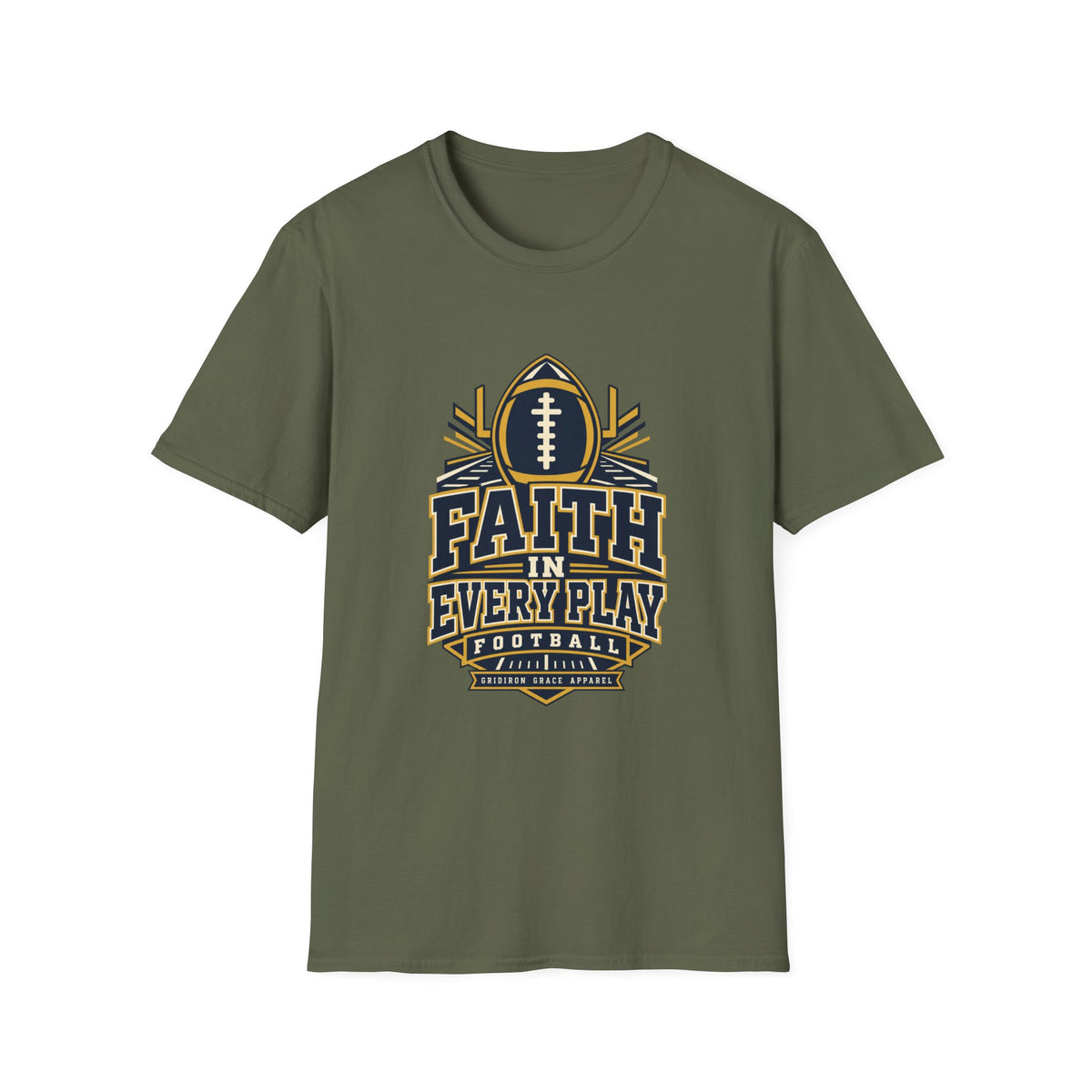 Faith in Every Play Football T-Shirt