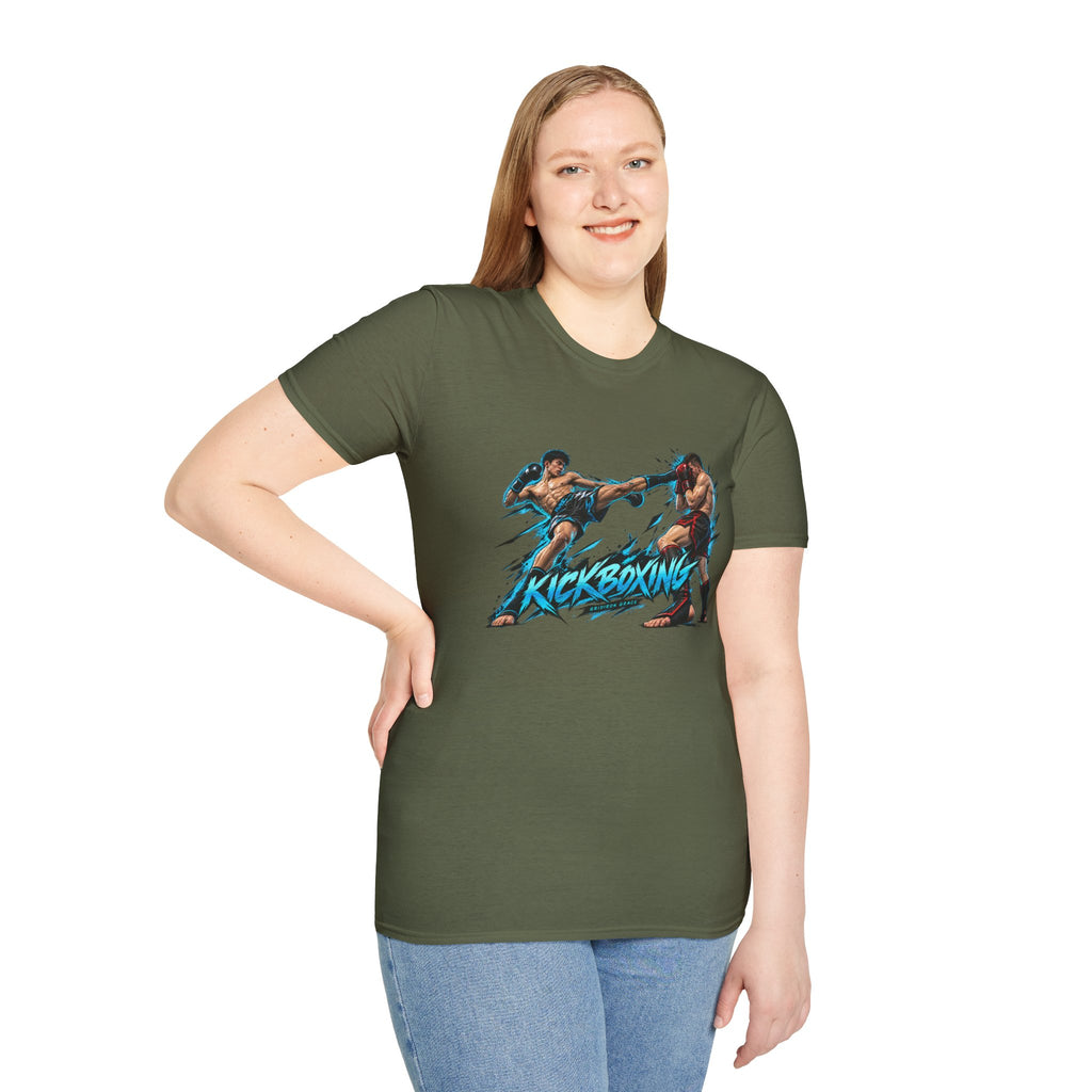 Kickboxing Graphic T-Shirt — Retro Fighters Design