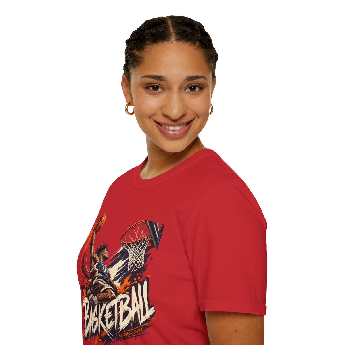 Basketball Dunk Graphic T-Shirt