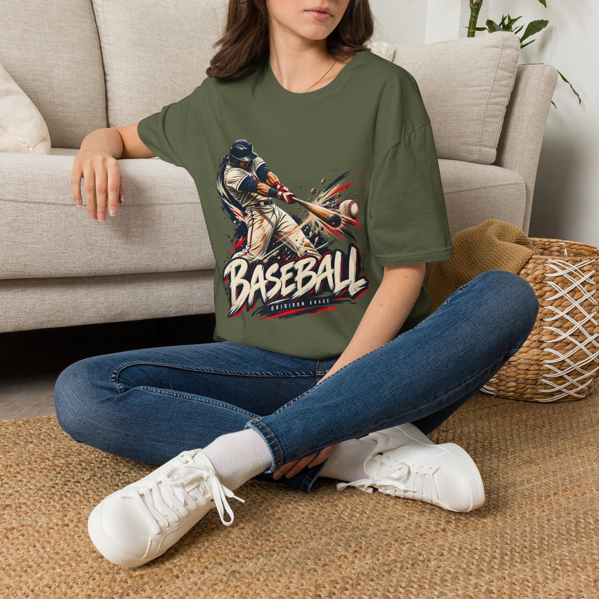 Baseball Batter Graphic T-Shirt — Vintage Action Sports Tee