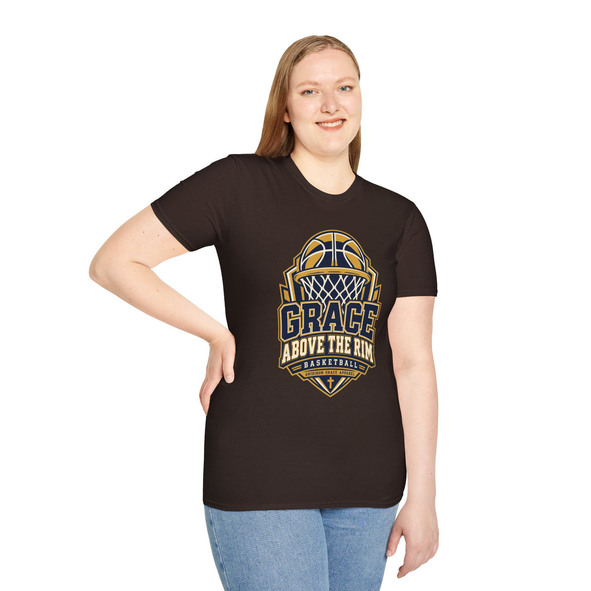 Grace Above the Rim Basketball T-Shirt