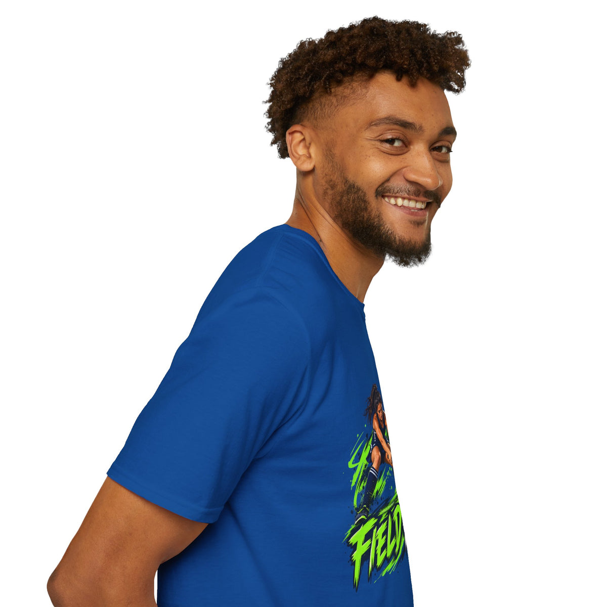 Field Hockey Players Graphic T-Shirt — Neon Action Sports Tee