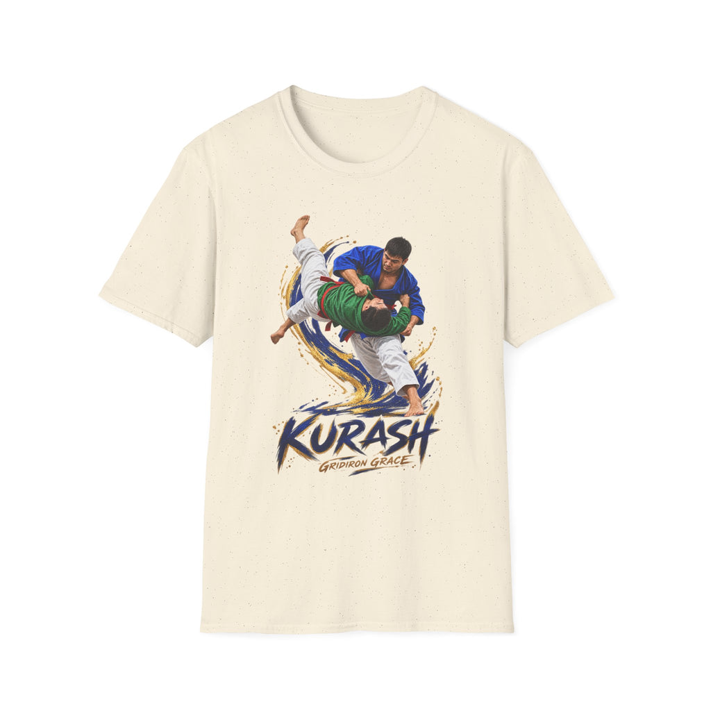 Kurash Wrestling T-Shirt — Traditional Kurash Throw Graphic Tee