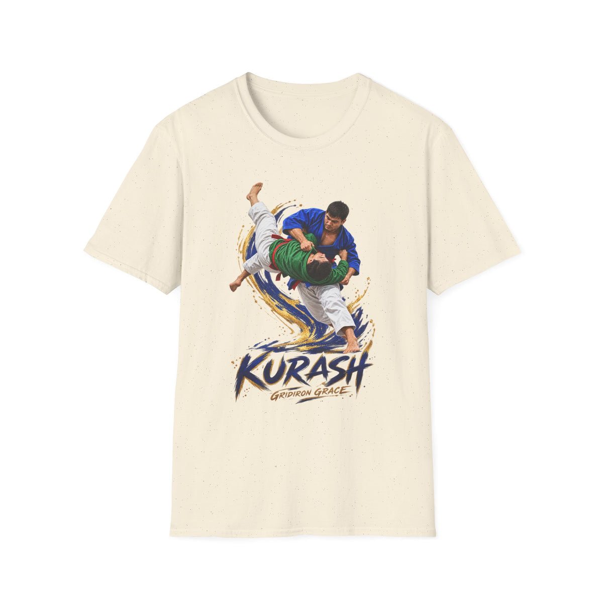 Kurash Wrestling T-Shirt — Traditional Kurash Throw Graphic Tee