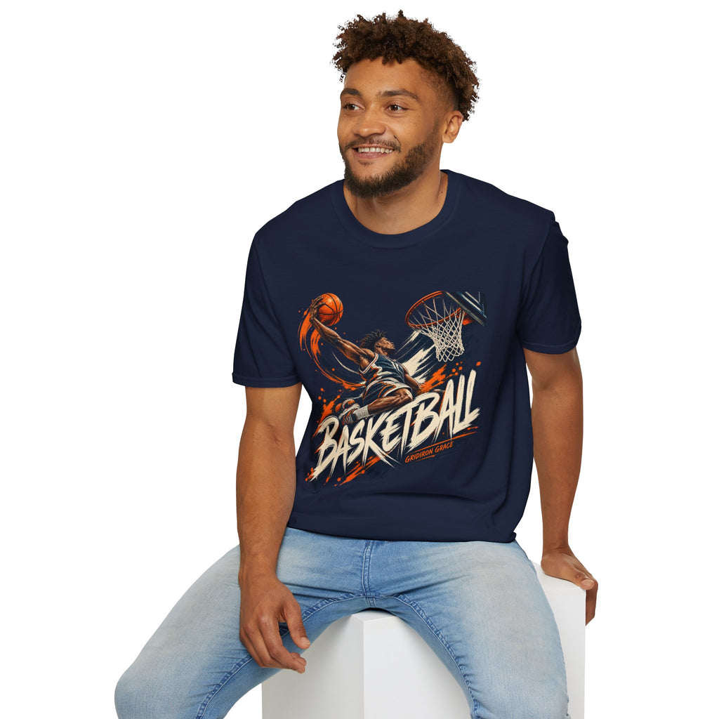 Basketball Dunk Graphic T-Shirt