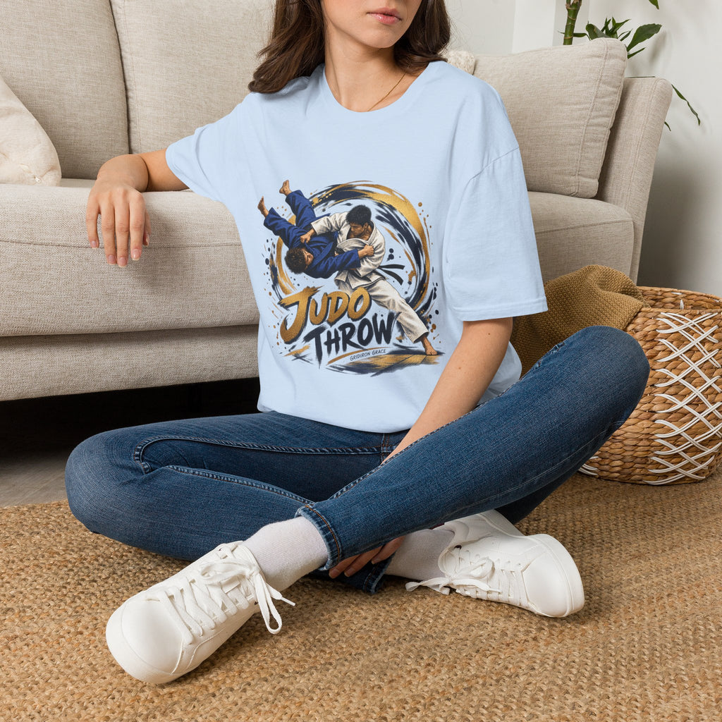 Judo Throw T-Shirt – Dynamic Martial Arts Graphic Tee