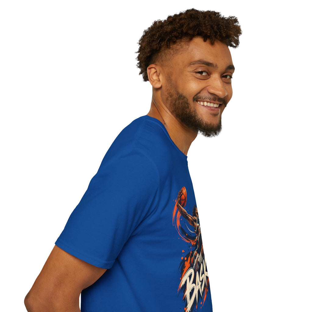 Basketball Dunk Graphic T-Shirt