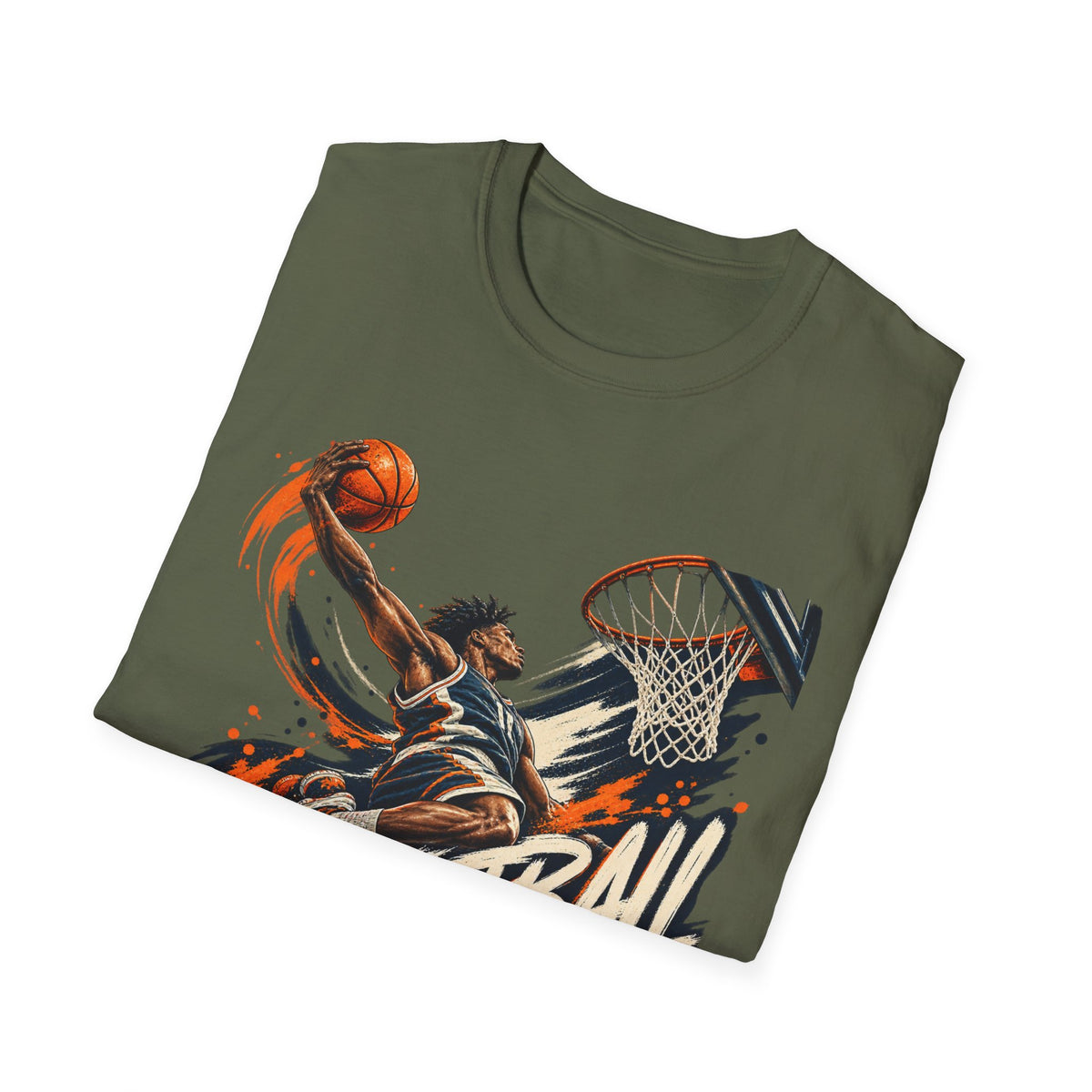 Basketball Dunk Graphic T-Shirt