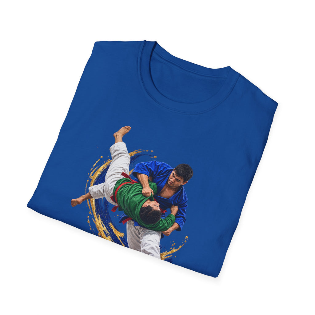 Kurash Wrestling T-Shirt — Traditional Kurash Throw Graphic Tee