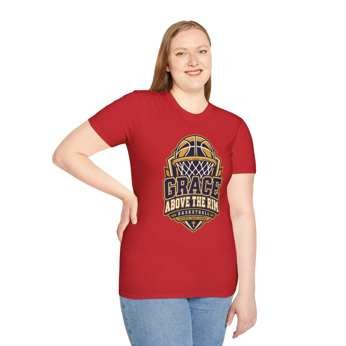 Grace Above the Rim Basketball T-Shirt