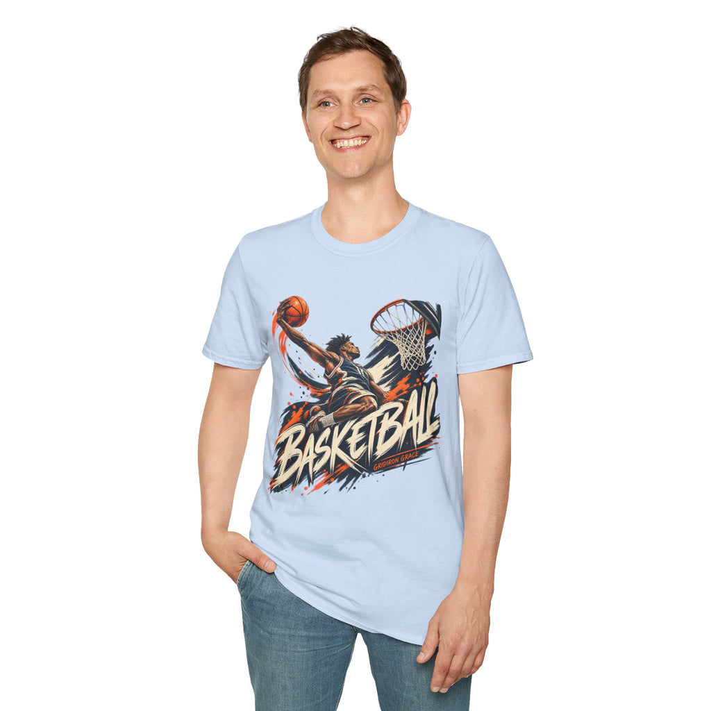 Basketball Dunk Graphic T-Shirt